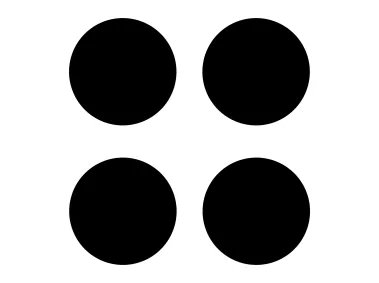 Four Dots Shape Logo Template