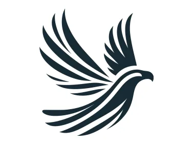 Free Design Abstract Flying Eagle Logo Template