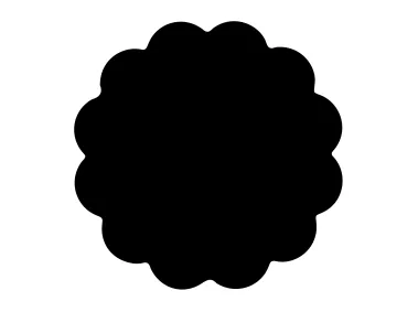 Free SVG Badge Flower Logo Template