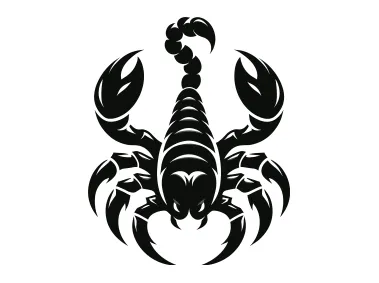 Free SVG Black Scorpion Logo Template