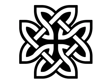 Free SVG Celtic Shield Knot Logo Template