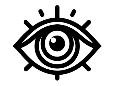 Free Vector Black Eye Logo Template