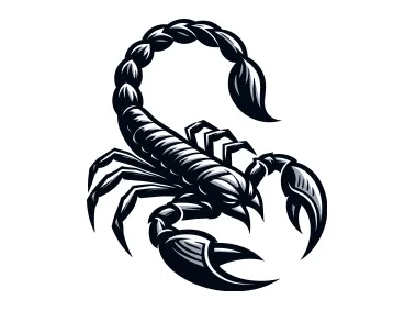 Free Vector Black Scorpion Logo
