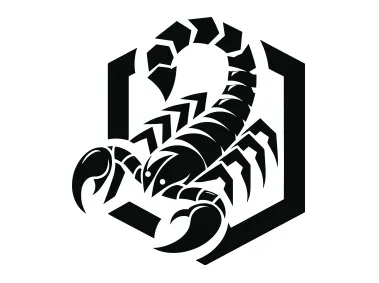Free Vector Black Scorpion Logo Template