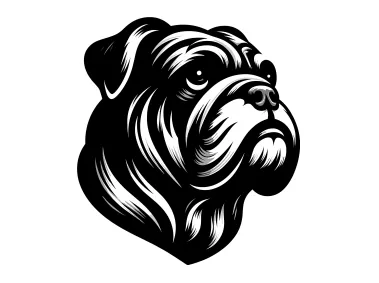 Free Vector Bulldog Head Logo Template