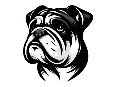 Free Vector Bulldog Logo Template