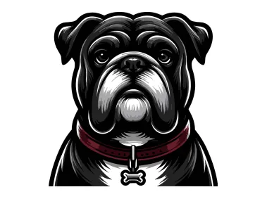 Free Vector Bulldog Logo Template