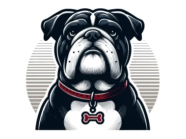 Free Vector Bulldog Logo Template