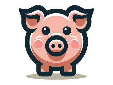 Free Vector Pig Design Logo Template