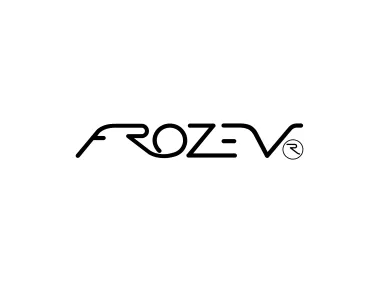 Frozen Text Logo