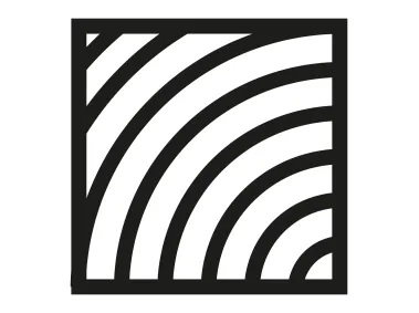 Futuristic Signal Wave Bold Geometric Pattern Logo Template