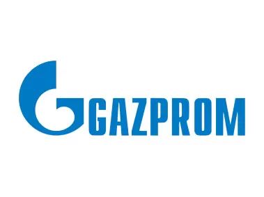 Gazprom Blue Logo