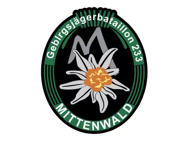 Gebirgsjagerbattaillon 233 Mittenwald Logo