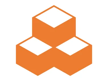 Geometric  3D Cubes Logo Template