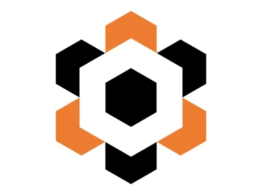 Geometric Abstract Hexagon Flower Logo Template