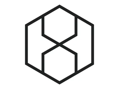 Geometric Abstract Hexagon X Letter Logo Template