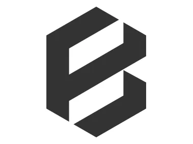 Geometric Abstract Letter B Shape Logo Template