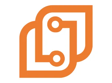 Geometric Abstract Techno SVG Shape Logo Template