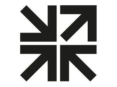 Geometric Arrows Shape Logo Template