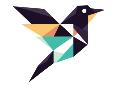 Geometric Bird Logo Template