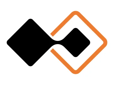 Geometric Connection Shape Logo Template