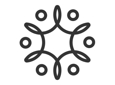 Geometric Decorative Flower Logo Template