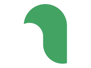 Geometric Hook Shape Logo Template