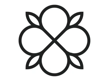 Geometric Linear Abstract Flower Logo Template