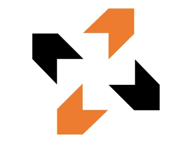 Geometric Plus Shapes with Arrows Logo Template