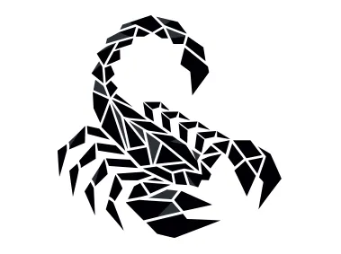 Geometric Scorpion Logo Template