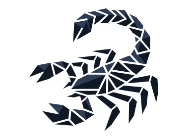 Geometric Scorpion Logo Template