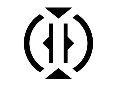 Geometric Splitter Shape Logo