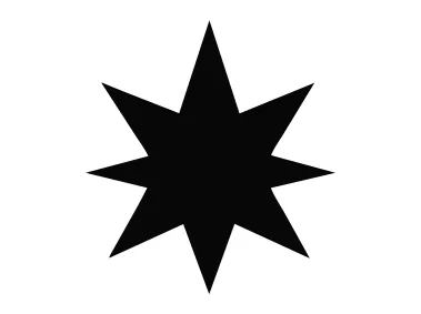 Geometric Star Shape Logo Template