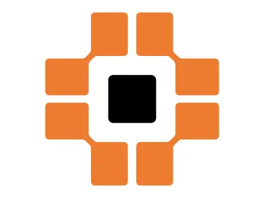 Geometric Techno Shape Logo Template