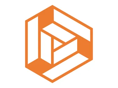 Geometric Trapezoid Hexagon Shape Logo Template