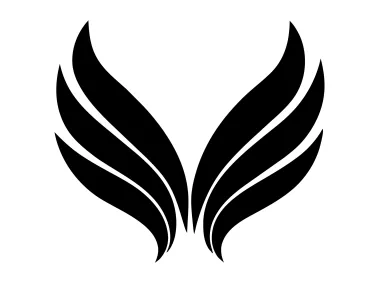 Geometric Wing Shape Logo Template