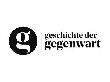 Geschichte der Gegenwart Black Logo