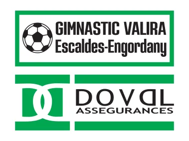 Gimnastic Valira Escaldes Engordany Late 1990's Logo