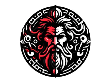 God Zeus Logo Template