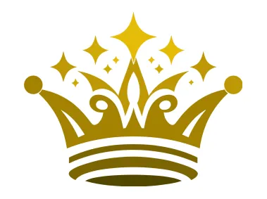 Golden Crown Logo Template