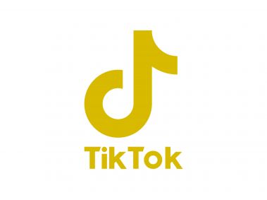 Golden TikTok Logo