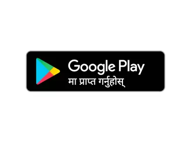 Google Play Badge Nepali Logo