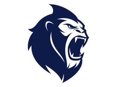 Gorilla Roaring Logo Template