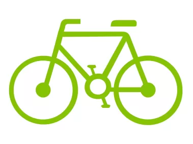 Green Bicycle Icon