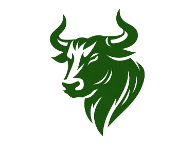 Green Bull Logo Template