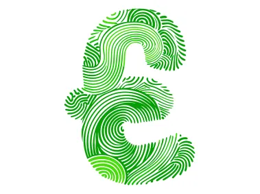 Green E Letter Design Logo Template