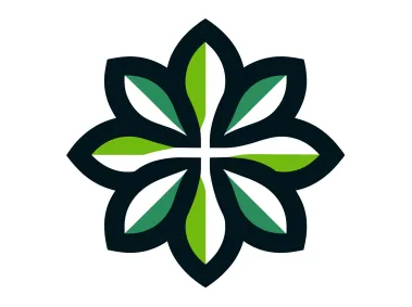 Green Flower Logo Template