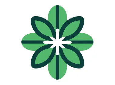 Green Flower Logo Template
