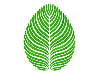 Green Leaf Design Logo Template