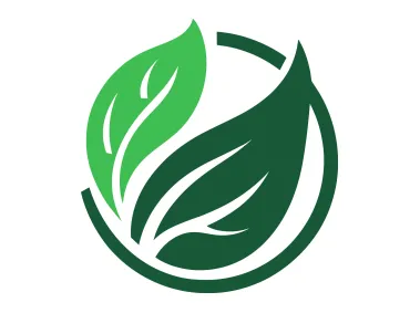 Green Leaves Nature Logo